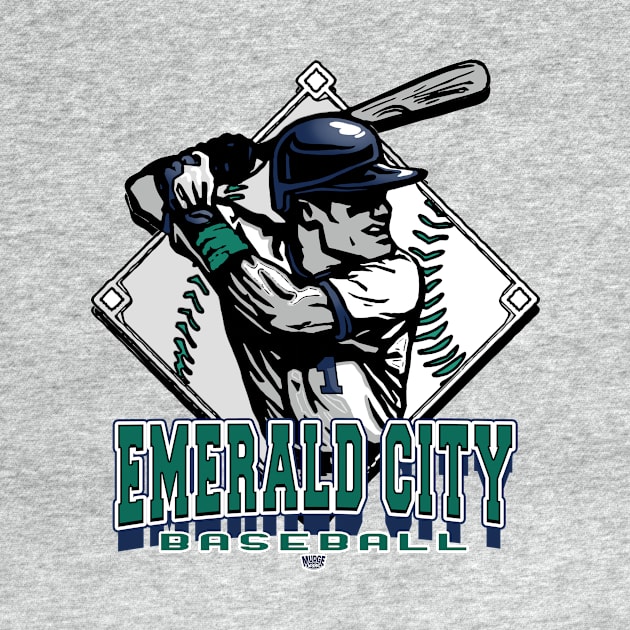 Emerald City Forever Diamond Baseball by MudgeSportswear